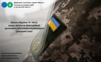 Закон України № 3603: щодо виплати благодійної допомоги військовослужбовцям (резервістам)